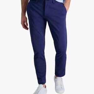 Haggar Men's Sport Travel Performance Straight Fit Flat Front Stretch Casual Pa